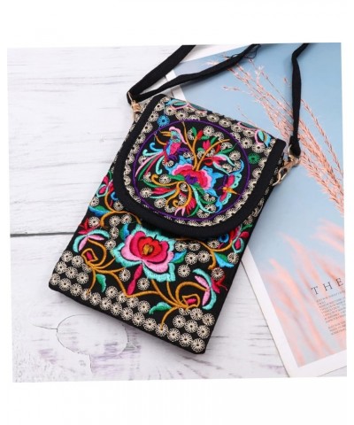 2pcs Embroidered Phone Case Travel Crossbody Bags for Women Cellphone Crossbody Purse for Women Money Flowerx2pcs $8.62 Cross...