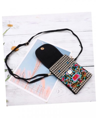 2pcs Embroidered Phone Case Travel Crossbody Bags for Women Cellphone Crossbody Purse for Women Money Flowerx2pcs $8.62 Cross...