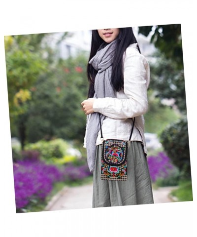 2pcs Embroidered Phone Case Travel Crossbody Bags for Women Cellphone Crossbody Purse for Women Money Flowerx2pcs $8.62 Cross...