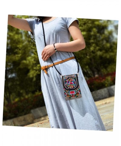 2pcs Embroidered Phone Case Travel Crossbody Bags for Women Cellphone Crossbody Purse for Women Money Flowerx2pcs $8.62 Cross...