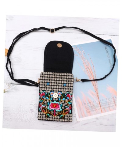 2pcs Embroidered Phone Case Travel Crossbody Bags for Women Cellphone Crossbody Purse for Women Money Flowerx2pcs $8.62 Cross...