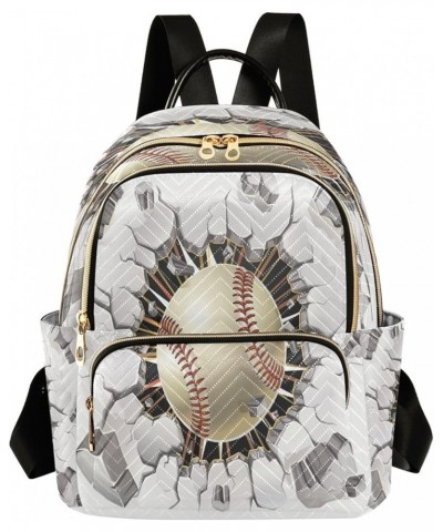 Fashion Backpack Mini Backpack Purse Casual Daily Backpack Cool Baseball for Travel for College Work Small $20.39 Backpacks