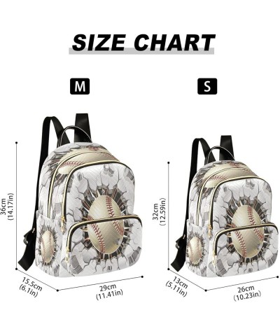 Fashion Backpack Mini Backpack Purse Casual Daily Backpack Cool Baseball for Travel for College Work Small $20.39 Backpacks