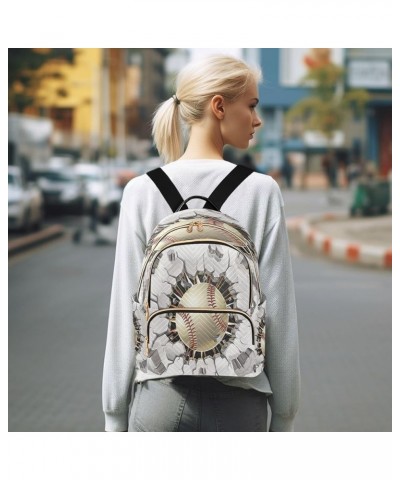 Fashion Backpack Mini Backpack Purse Casual Daily Backpack Cool Baseball for Travel for College Work Small $20.39 Backpacks