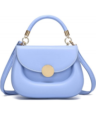 Women Small Crossbody Bags Shoulder Bag Classic Satchel Handbags Ladies Cute Purses Hot Pink 3 Light Blue $14.73 Totes