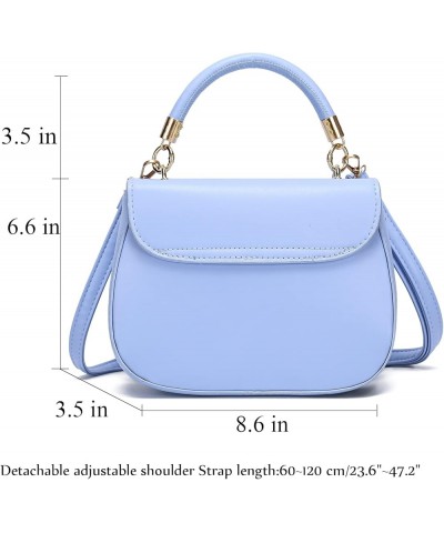 Women Small Crossbody Bags Shoulder Bag Classic Satchel Handbags Ladies Cute Purses Hot Pink 3 Light Blue $14.73 Totes