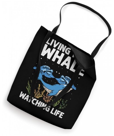 Ocean Sea Whale Quote for Whale Marine Mammals Tote Bag $16.79 Totes