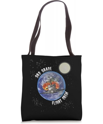 3rd Grade Flight Crew Back to School Rocket Space Travel Tote Bag $11.43 Totes