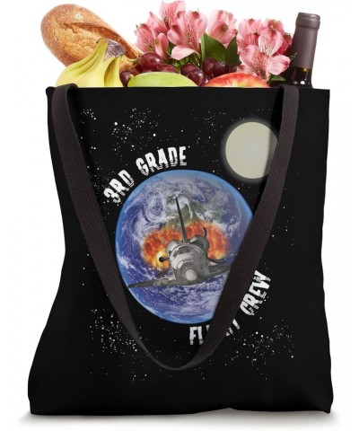 3rd Grade Flight Crew Back to School Rocket Space Travel Tote Bag $11.43 Totes