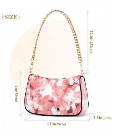 Grunge Ethnic Color Small Purse Clutch Tote Handbag Pink Exotic Flowers $16.73 Shoulder Bags