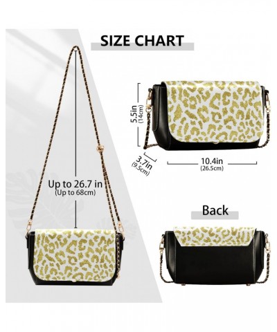 Leopard Print Crossbody bags for Women Small Crossbody Purses with Adjustable Strap Cross Body Purse Shoulder Handbags for Wo...