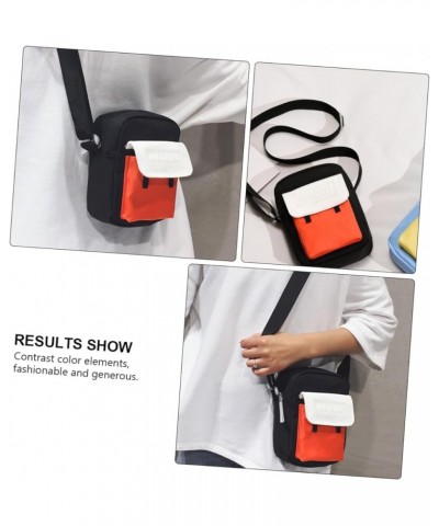 1pc Contrast Color Crossbody Bag Portable Purse Mini Wallets for Girls Phone Crossbody Cellphone Wallet Girl Purses Shoulder ...