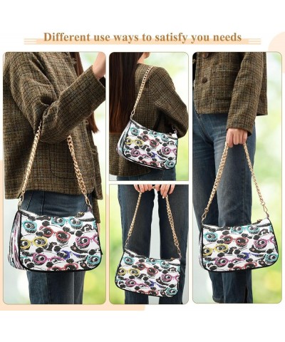 Shoulder Bag for Women Shoulder Handbags with Zipper Closure Mini Shoulder Purse Crossbody Bags for Women Multicolouredjf0015...