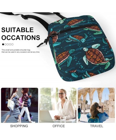 Large Canvas Messenger Bag Casual Shoulder Bag Travel Chest Bag Crossbody Bag Color518 $13.32 Crossbody Bags