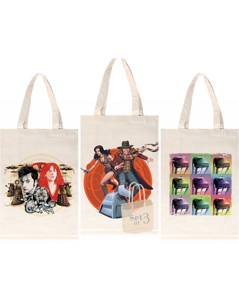 Tote Bags Set of 3 - Official Gifts Merchandise for Men & Women $8.69 Totes