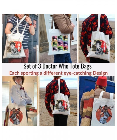 Tote Bags Set of 3 - Official Gifts Merchandise for Men & Women $8.69 Totes