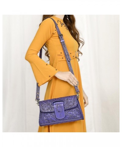 American Darling Wallet Hand Tooled Genuine Leather women bag western handbag purse Adbg1134h $54.39 Wristlets