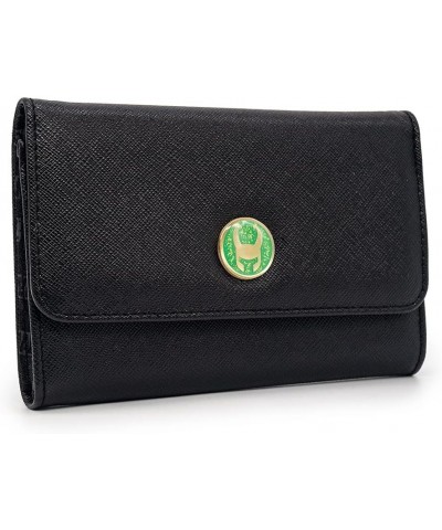 Marvel Comics Wallet, Foldover, Loki Icon Gold Green Metal Emblem, Black Vegan Leather $10.97 Wallets