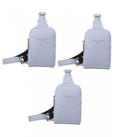 2 Pcs Women's Crossbody Bag Lady Bags Pu Leather Miss Sports Bluex3pcs $30.21 Crossbody Bags