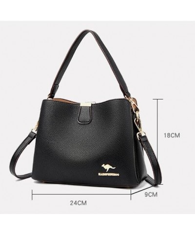 Women Shoulder HandBags Crossbody Bags For Female Leather Designer Purses Handbag Women's Messenger Bag 5222 Grey $16.21 Shou...