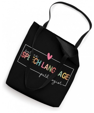 Future Speech Language Pathologist Hearts SLP Speech Therapy Tote Bag $13.38 Totes