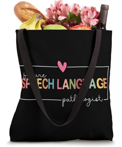 Future Speech Language Pathologist Hearts SLP Speech Therapy Tote Bag $13.38 Totes