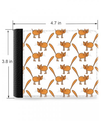 Unique Desige Pattern - Funny Cats, Slim Front Pocket Wallet Billfold RFID Blocking $11.67 Wallets