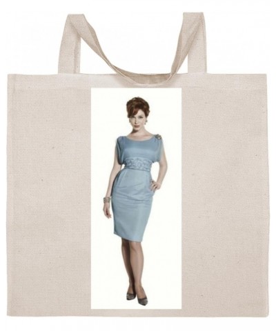 Christina Hendricks - Cotton Photo Canvas Grocery Tote Bag IDPP443492 $15.99 Totes