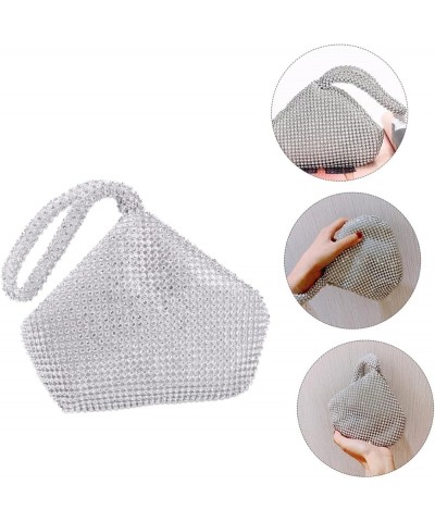 2pcs Rhinestone Crossbody Bag Small Crossbody Purses for Women Cellphone Crossbody Purse for Women Silver 1x3pcs $11.08 Cross...