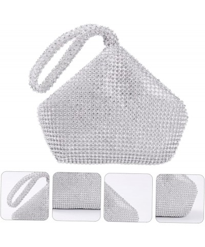 2pcs Rhinestone Crossbody Bag Small Crossbody Purses for Women Cellphone Crossbody Purse for Women Silver 1x3pcs $11.08 Cross...