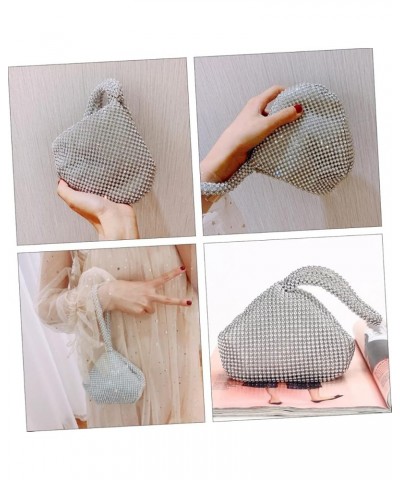 2pcs Rhinestone Crossbody Bag Small Crossbody Purses for Women Cellphone Crossbody Purse for Women Silver 1x3pcs $11.08 Cross...