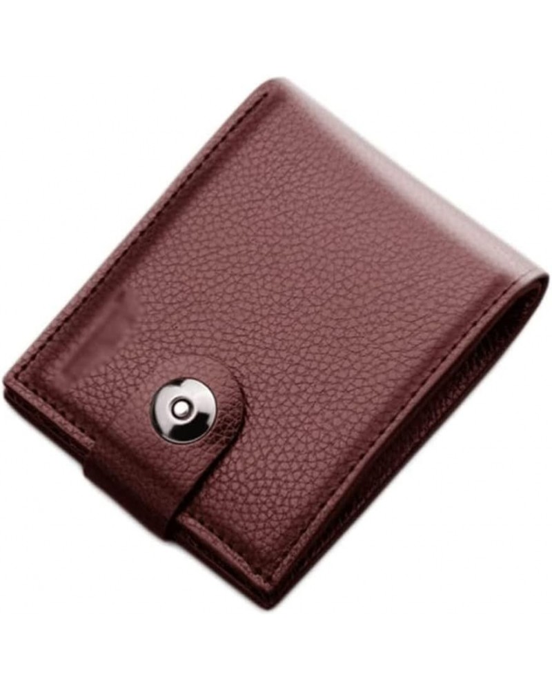 Wallet Women's Leather Wallet Large Capacity Coin Purses Portable Coins Pocket Men's Short Style Card Holders Tear-Resistant ...