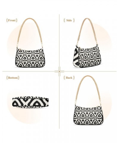 Clutch Shoulder Bags Tote Evening Purse Handbags for Women Hobo Bags Bohemian Black Flower with Zipper Closure $19.19 Totes