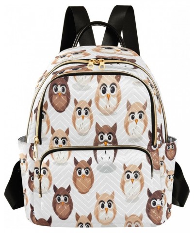 Funny Owl Women Backpack Purse Travel Daypack Shoulder Bag $18.89 Backpacks