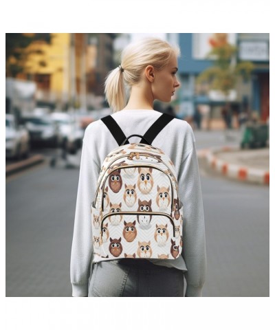 Funny Owl Women Backpack Purse Travel Daypack Shoulder Bag $18.89 Backpacks