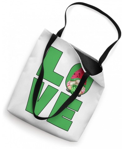 Funny Vegan Gnome For Women And Melon Mom White Watermelon Tote Bag $12.22 Totes