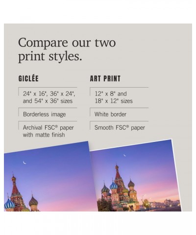 24x36 Inch Giclee Print, St. Basil's Cathedral, Moscow, Russia $26.99 Totes