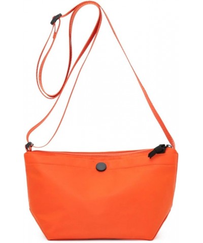 Crossbody Bag Nylon Crescent Bag Women Lightweight Small Hobo Bag with 2 Pack Inner Dumpling Bag Casual Orange $7.94 Crossbod...