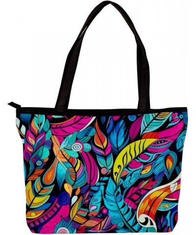 The Tote Bag For Women,Purses For Women,Handbags For Women,Bohemian Style Tropical Leaves Handbags $10.83 Totes