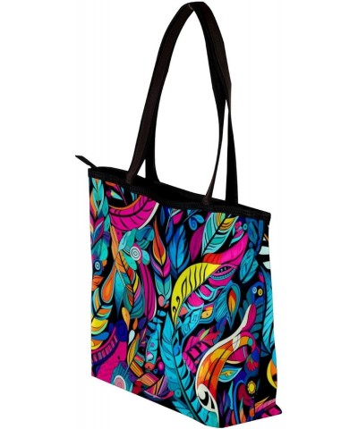 The Tote Bag For Women,Purses For Women,Handbags For Women,Bohemian Style Tropical Leaves Handbags $10.83 Totes