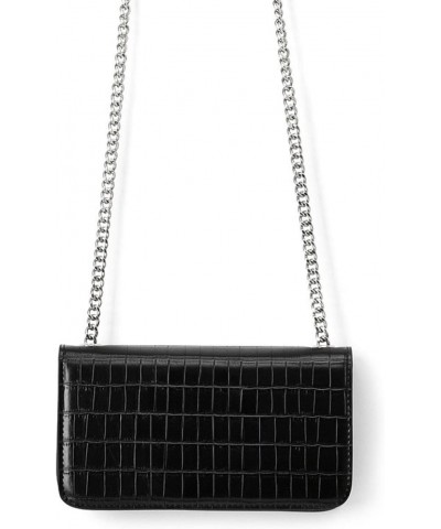 Women's Bag Fashion Checkered Chain Small Square Bag Black Crossbody Bag Women Cell Phone Bag Commuter Shoulder Bag $22.61 Sh...