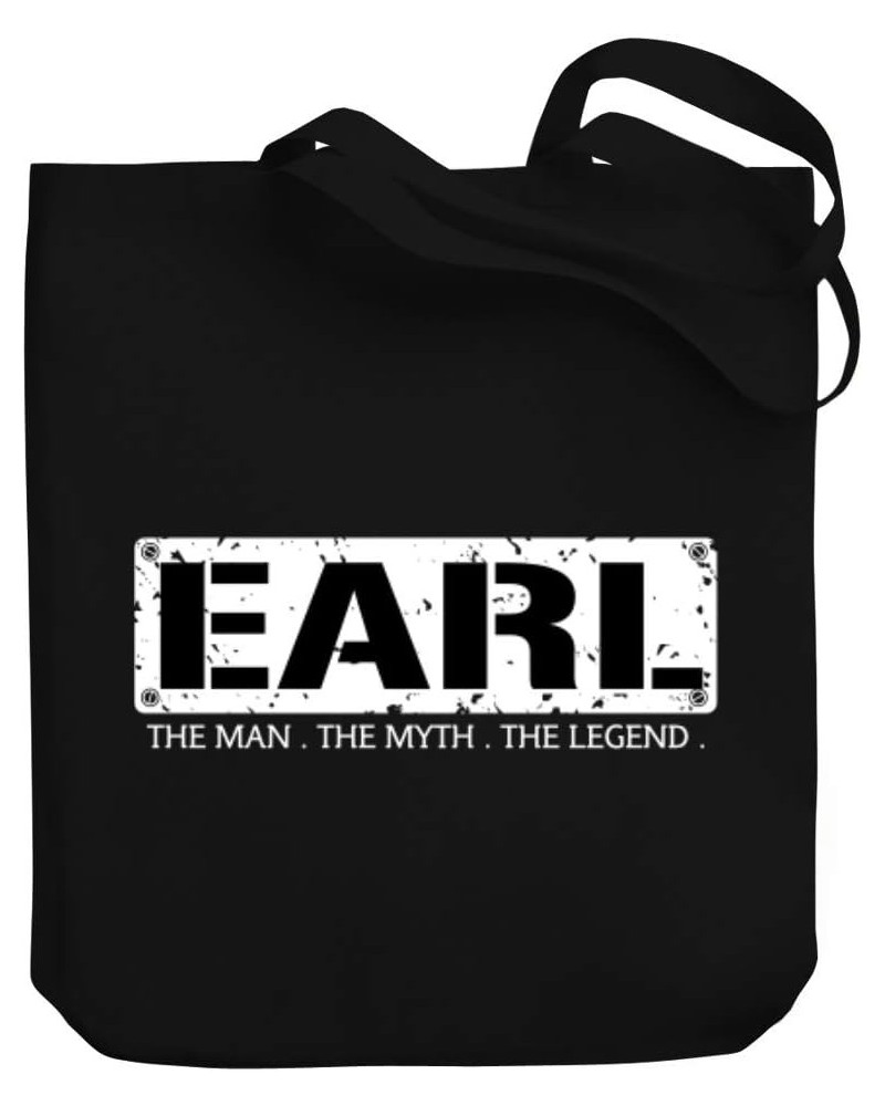 Earl The Man The Myth The Legend Grunge Canvas Tote Bag 10.5" x 16" x 4 $20.00 Totes