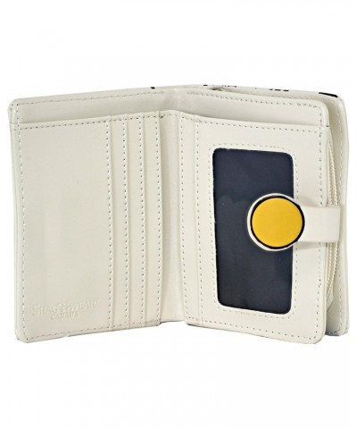 Egyptian Small Zipper Bi-Fold Women's Wallet (Cream) $12.01 Wallets