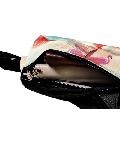 Crossbody Bags for Women,Crossbody Bag Men,Small Sling Bag,Beach Tropical Flamingo,Crossbody Purse $16.63 Crossbody Bags