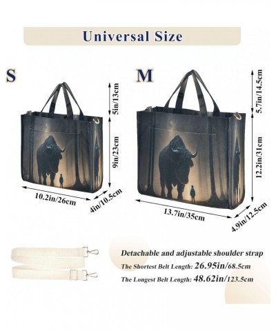 Women's Tote Handbags Tote Shoulder Bag Fantasy Tale Big Capacity Handbag for College Work Travel Business,S $16.22 Totes