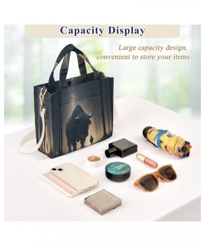 Women's Tote Handbags Tote Shoulder Bag Fantasy Tale Big Capacity Handbag for College Work Travel Business,S $16.22 Totes