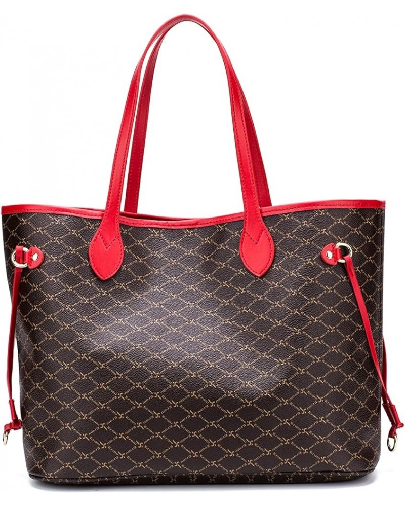 Women's Shoulder Bag with Purse for Work or Travel Red $19.98 Totes