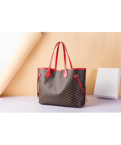 Women's Shoulder Bag with Purse for Work or Travel Red $19.98 Totes