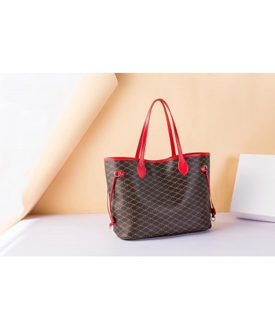 Women's Shoulder Bag with Purse for Work or Travel Red $19.98 Totes