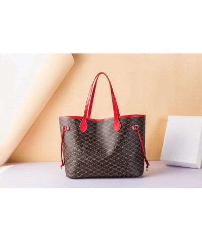 Women's Shoulder Bag with Purse for Work or Travel Red $19.98 Totes